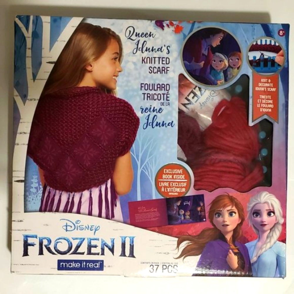 Frozen 2 Queen Iduna's Knitted Scarf Kit